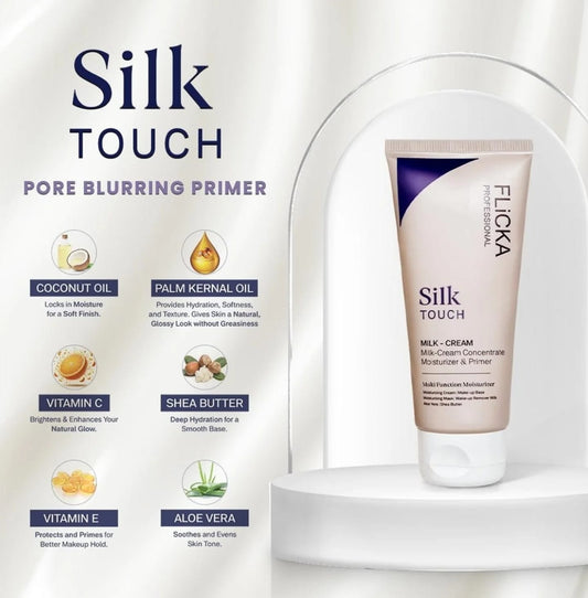 Flicka Silk Touch Milk Cream Concentrate – Moisturizer & Makeup Primer