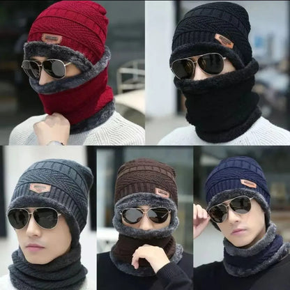Winter Warm Balaclava Beanie Hat with Neck Warmer & Face Cover – Fleece Lined Ski Mask for Men & Women