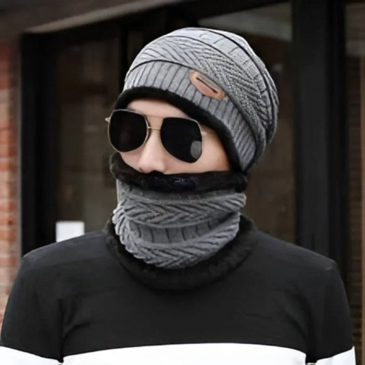 Winter Warm Balaclava Beanie Hat with Neck Warmer & Face Cover – Fleece Lined Ski Mask for Men & Women
