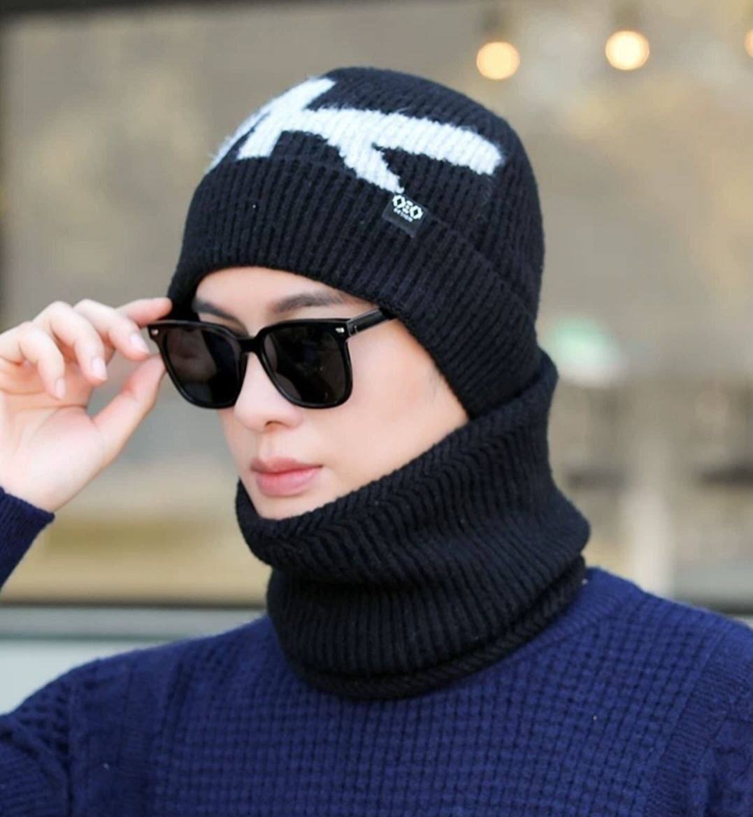 Winter Warm Balaclava Beanie Hat with Neck Warmer & Face Cover – Fleece Lined Ski Mask for Men & Women