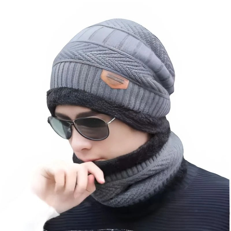 Winter Warm Balaclava Beanie Hat with Neck Warmer & Face Cover – Fleece Lined Ski Mask for Men & Women