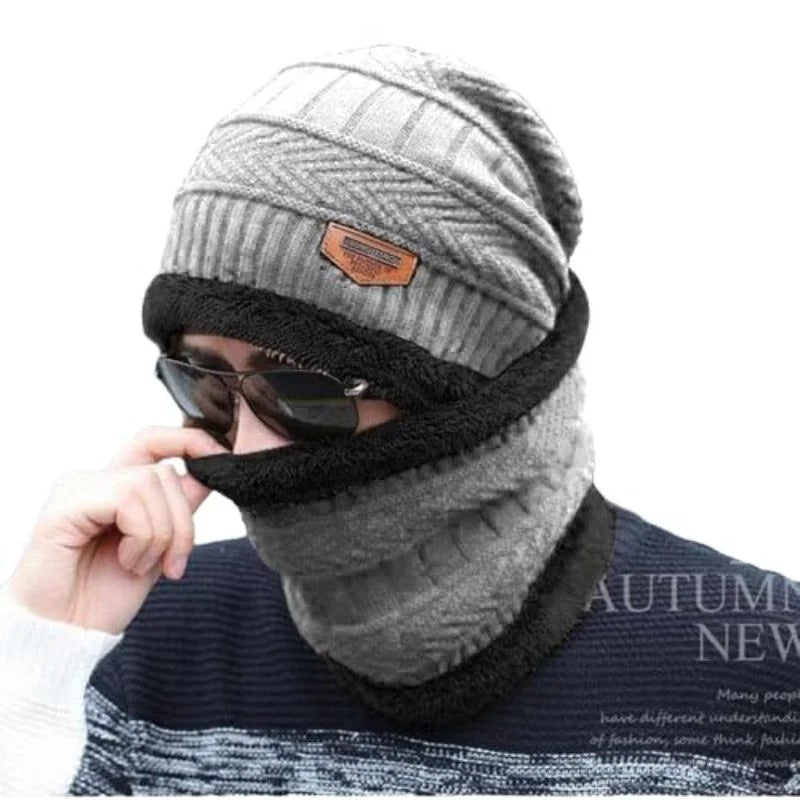 Winter Warm Balaclava Beanie Hat with Neck Warmer & Face Cover – Fleece Lined Ski Mask for Men & Women